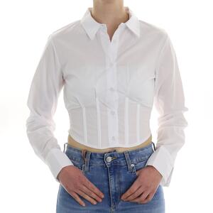 CAMICIA CROP BIANCO